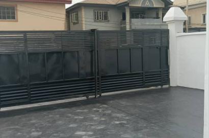 A SPACIOUS 4 BEDROOM SELF COMPOUND SEMI DETACHED DUPLEX. LOCATED AT SPARK LIGHT ESTATE LAGOS IBADAN EXPRESS WAY