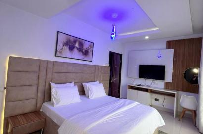 OUT FOR SALE Well furnished 2bed apartment in lekki right, directly facing lekki epe express.