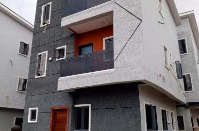 FOR SALE AT ANTHONY   A tastefully and newly built 4 Bedroom detached duplex with a room bq, in a very lovely serene environment with good proximity to the Maryland mall