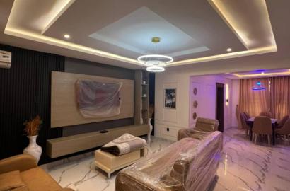 FOR RENT FURNISHED 3 BEDROOM APARTMENT ON GROUND FLOOR IN AN ESTATE (@KATAMPE MAIN).