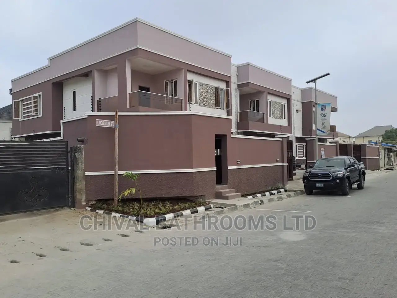 Terrace duplex newly build, pre payment metter installed, well finished, 4 bedroom with BQ