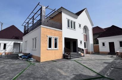 NEWLY BUILT 4-Bedroom Detached Duplex + 2 Rooms BQ  LOCATION: Lokogoma, Abuja