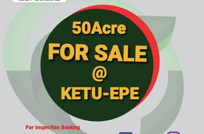 STRATEGIC PLOT OF LAND FOR SALE AT KETU  EPE.