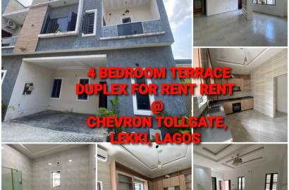 4 BEDROOM TERRACE DUPLEX FOR RENT @ CHEVRON