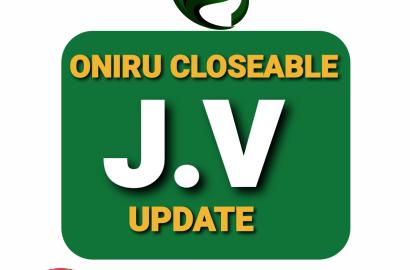 Dealing with Semi-Mandate.  JOINT VENTURE PROJECT @ ONIRU  LAND SIZE:  2244 sqm.  LAND VALUE: N3B PREMIUM:  N200m not negotiable  TITLE: C of O (82yrs residue)