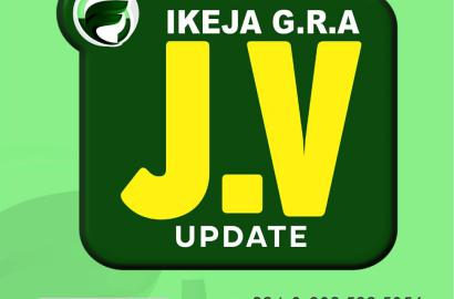 DEALING WITH SEMI-MANDATE  JOINT VENTURE (JV) IN IKEJA GRA  SIZE: 1,226sqm. In a prestigious location. Ready to build. VALUE: ₦1b LOCATION: Adekunle Fajuyi Way, Ikeja GRA, Lagos.