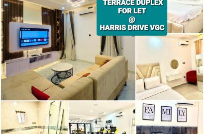 LETTING  LUXURY FULLY FURNISHED, SERVICED 3BEDROOM TERRACE DUPLEX