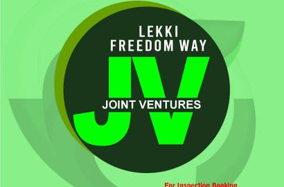 DEALING WITH SEMI-MANDATE  JOINT VENTURE (JV) IN LEKKI, OFF FREEDOM WAY  SIZE: 1,156sqm. In a well sought after location. Ready to build. VALUE: ₦1b LOCATION: Off Freedom Way, Lekki, Lagos.
