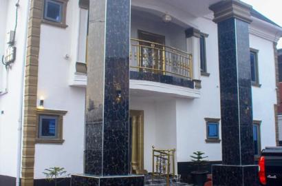 FOR SALE AT IKOSI KETU OFF LOVE-ALL STREET, KETU LAGOS.  GOOD DEAL Luxury 5Bedrooms duplex, with 2 Units of 2Bedrms flat