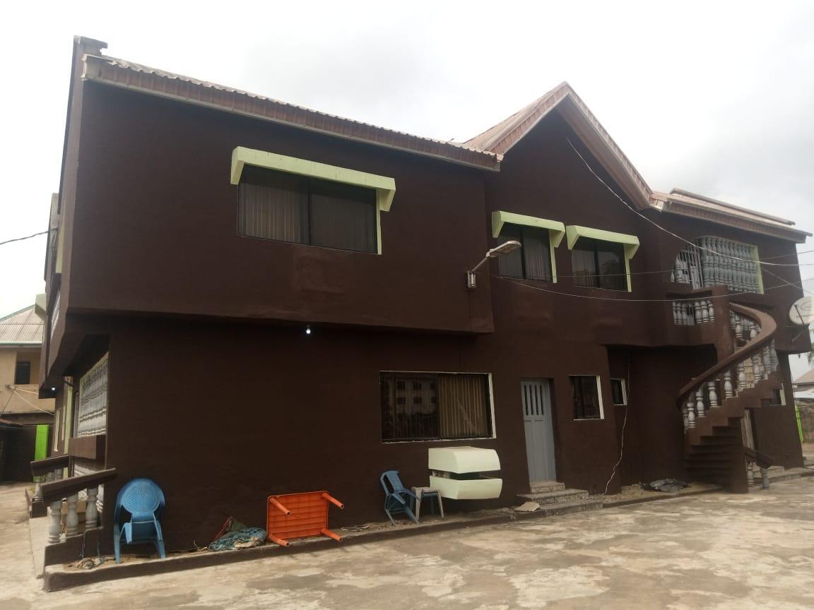 A block of flats consisting of 4 bedroom apartment  With 2 units of  a 3 bedroom bedroom apartments  And 2 units of a selfcon for sale at alaba international