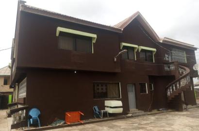 Investment portfolio available  A block of flats consisting of 4 bedroom apartment  With 2 units of  a 3 bedroom bedroom apartments  And 2 units of a selfcon for sale at alaba international with bulletin proof doors