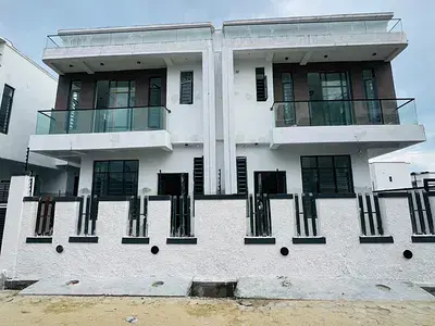 Semi-detached duplex for sale  4 Bedroom Semi-Detached Duplex with BQ Ikota, Lekki, Lagos