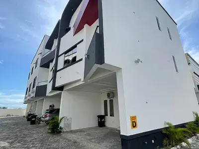 Terraced duplex for sale  Very Good Value, Newly Built 4 Bedroom Maisonette with BQ Chevron Toll Gate, Orchid Road, Lekki, Lagos