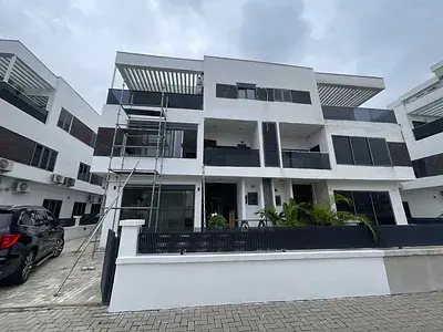 Semi-detached duplex for rent  4 Bedroom Semi-Detached Smart Home with Study Banana Island, Ikoyi, Lagos