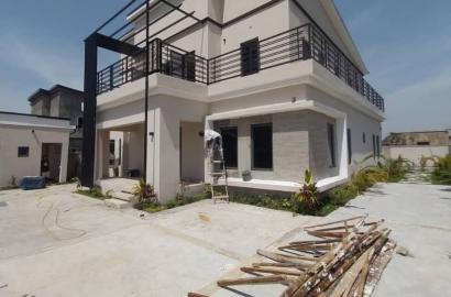 lugbe sale fully detached 4-bedroom duplex with 1bq + swimming pool in an estate