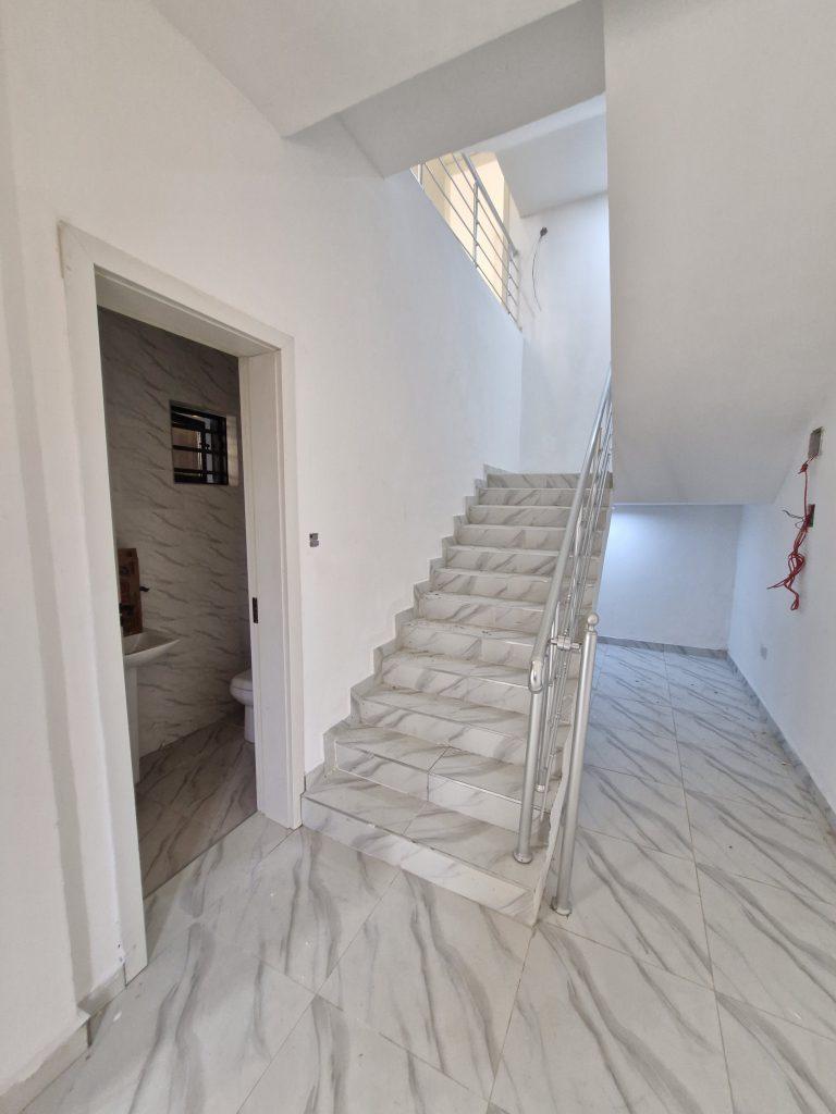 For Sale   4 BEDROOM TERRACE DUPLEX & BQ  Ologolo, Lekki   ₦180,000,000  DESCRIPTION  4 bed terrace duplex  bq  all rooms ensuite