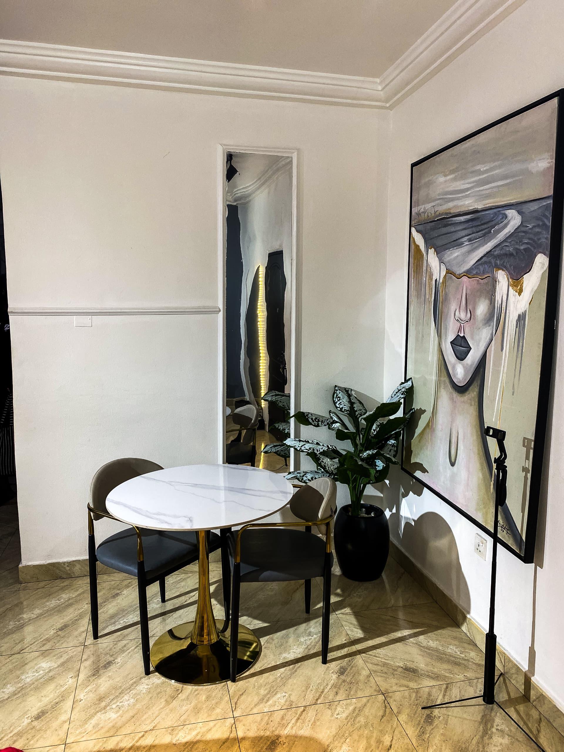 1 bedroom apartment (Suitable for photo shoot & Content shoot) Location: Greater Heights, Brownstone Estate, Ikate Lekki