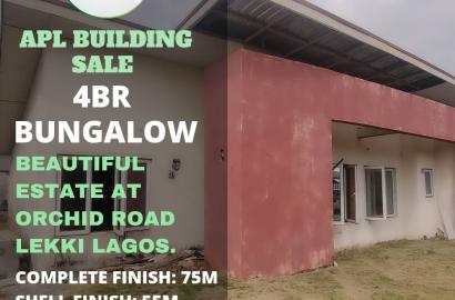 For Sale 4 Bedroom Bungalow Beautiful Estate Orchid Road Lekki Lagos