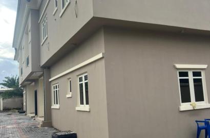 3 bedroom apartment available for rent in Abraham adesanya, 10 family estate. All rooms en-suite.