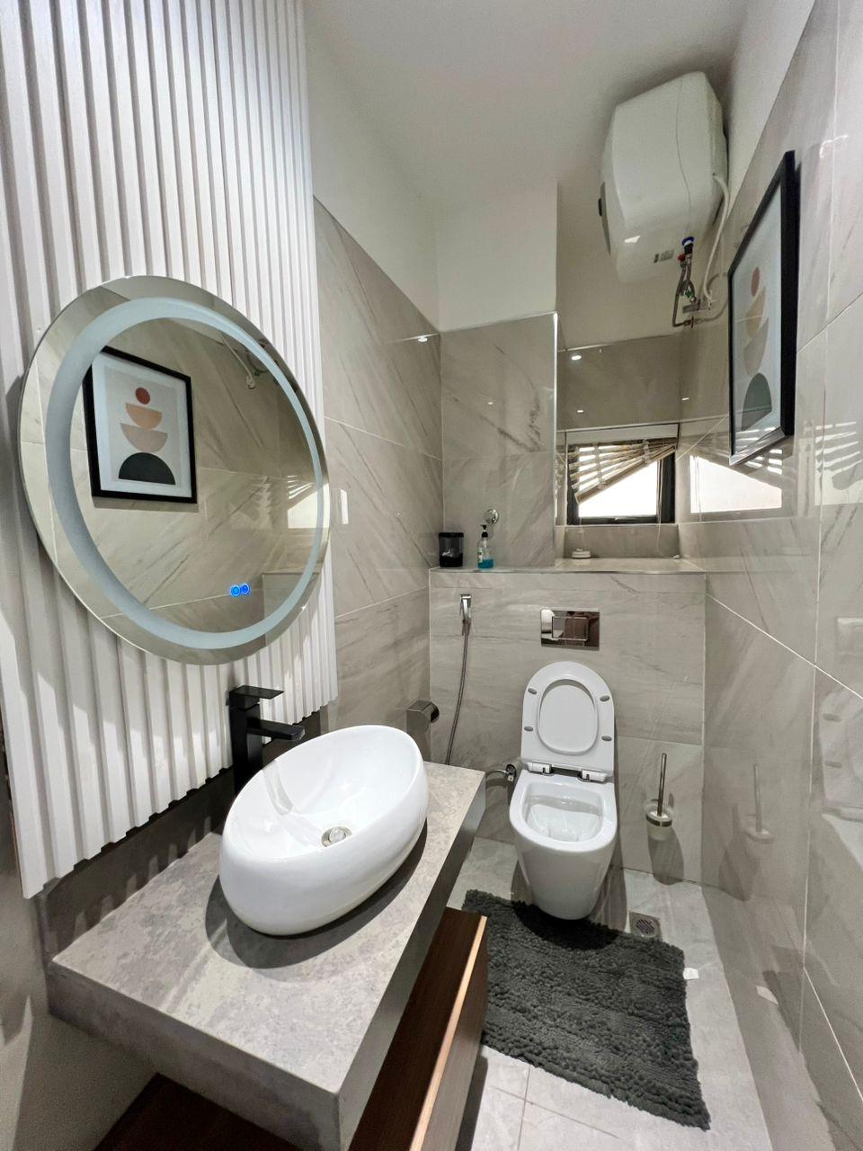 3 bed fully furnished apartment with mini flat BQ available for rent.