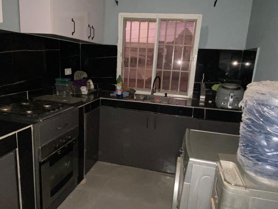 LETTING   3 bedrooms flat upstairs with all rooms en-suite and all round POP Location: Akowonjo, Lagos  Rent:  N3m Per Annum