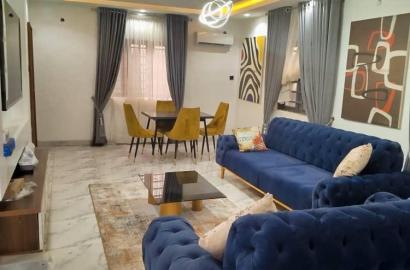 Brand new 2 units of Fully Furnished 3 bedroom Flat in Ajao Estate for Lease.