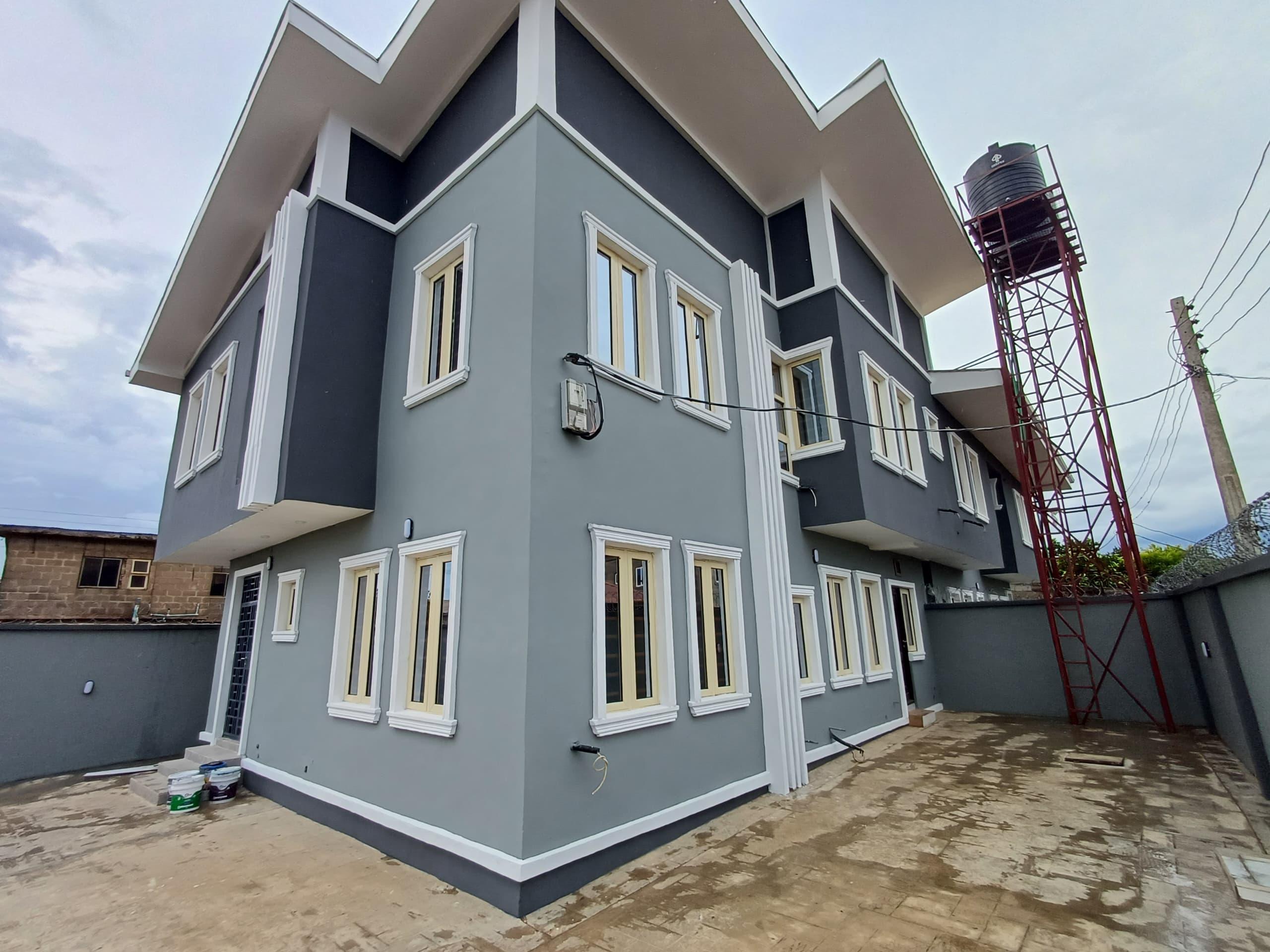 For Sale sparkling and well finished twin duplex of 4 bedroom each