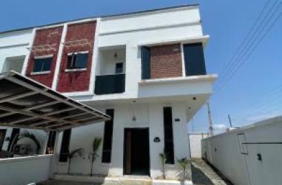 4 bedroom semi-detached duplex for rent