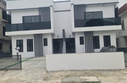 Beautifully Built 4BEDROOM DUPLEX semi detached with BQ for sale.